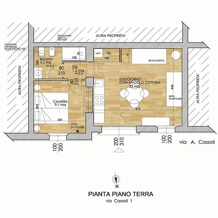 Dimora Cassoli 公寓